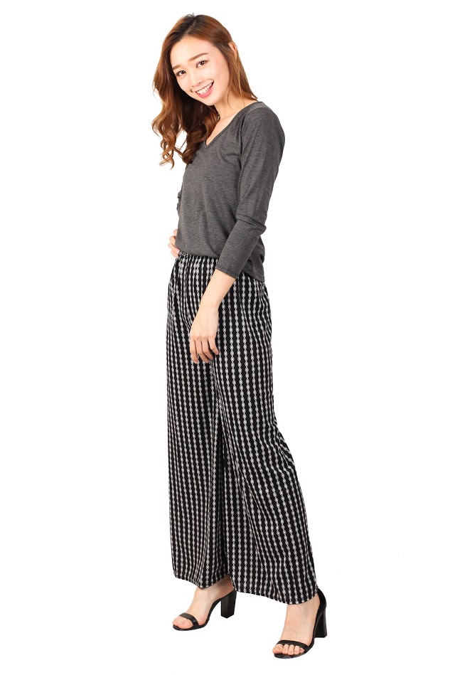 QA-447 Women Striped Pants 06